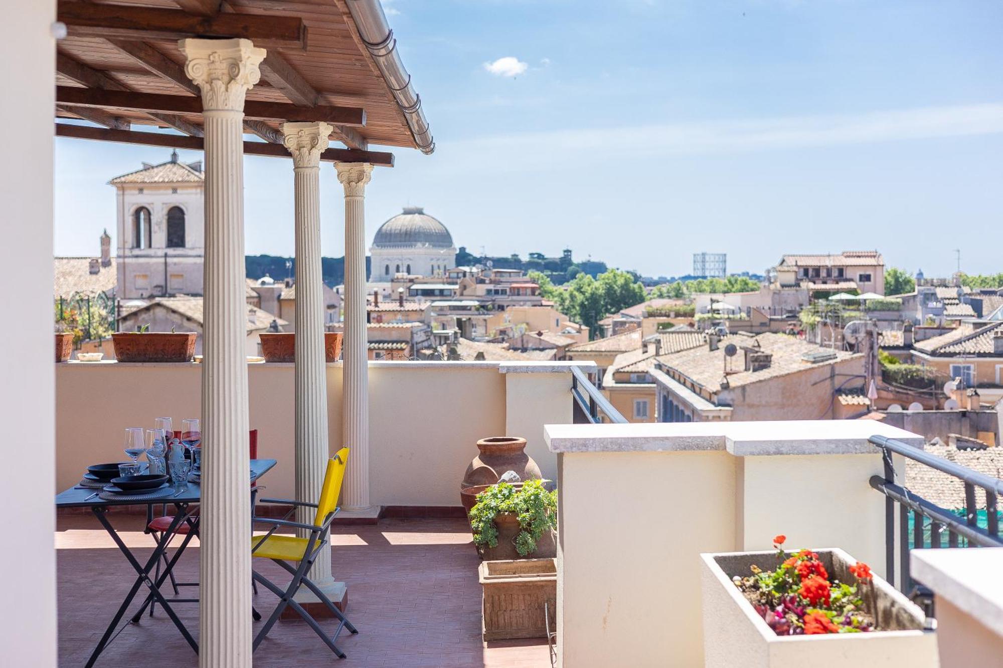 Argentina Penthouse By Rental In Rome Exterior photo