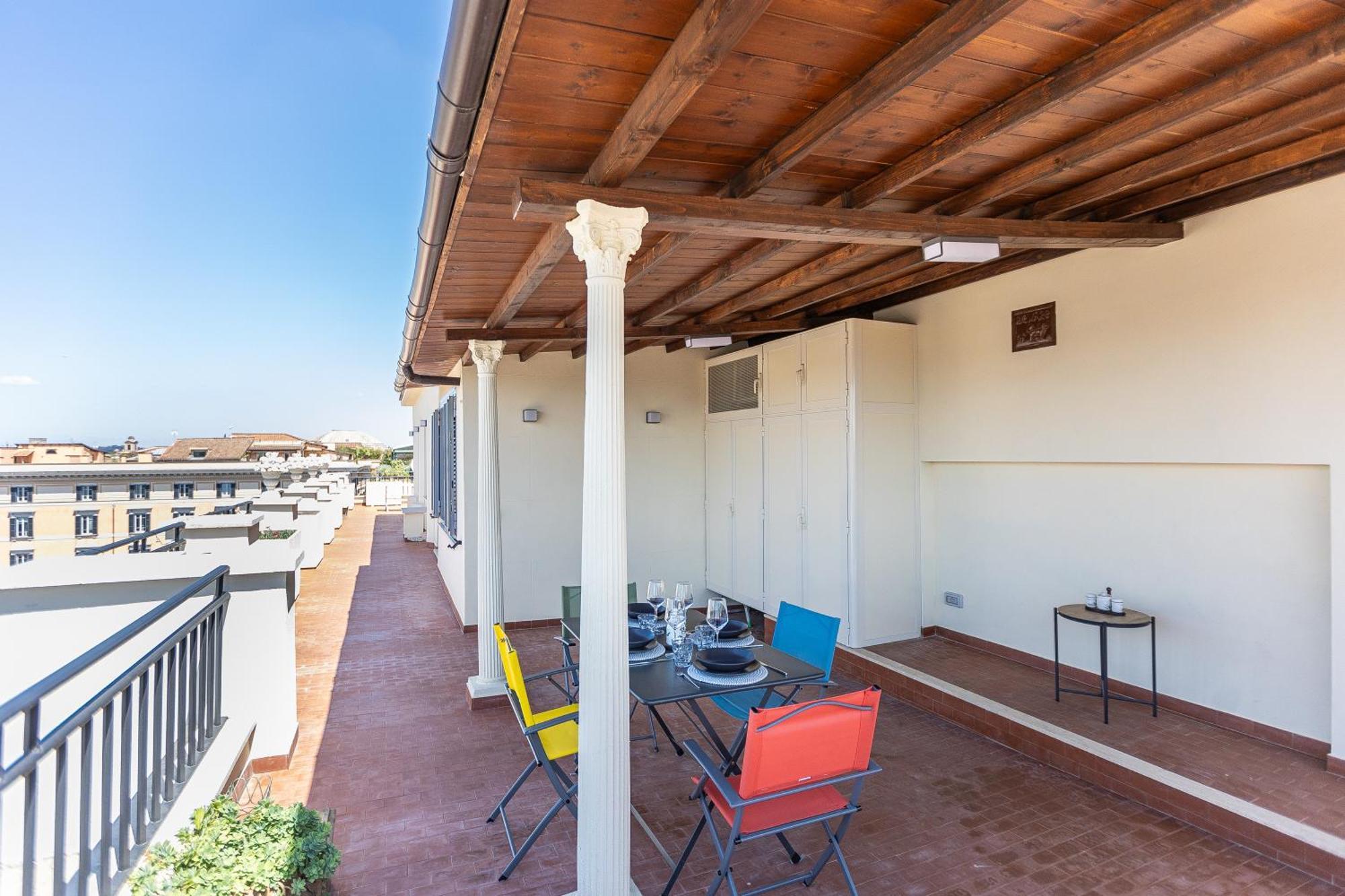 Argentina Penthouse By Rental In Rome Exterior photo