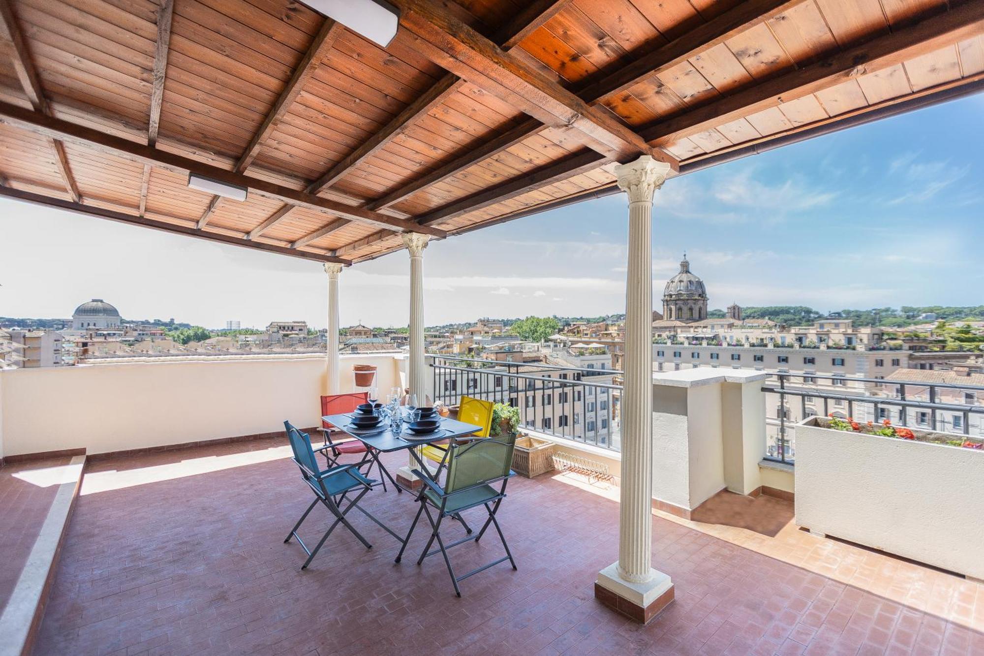 Argentina Penthouse By Rental In Rome Exterior photo